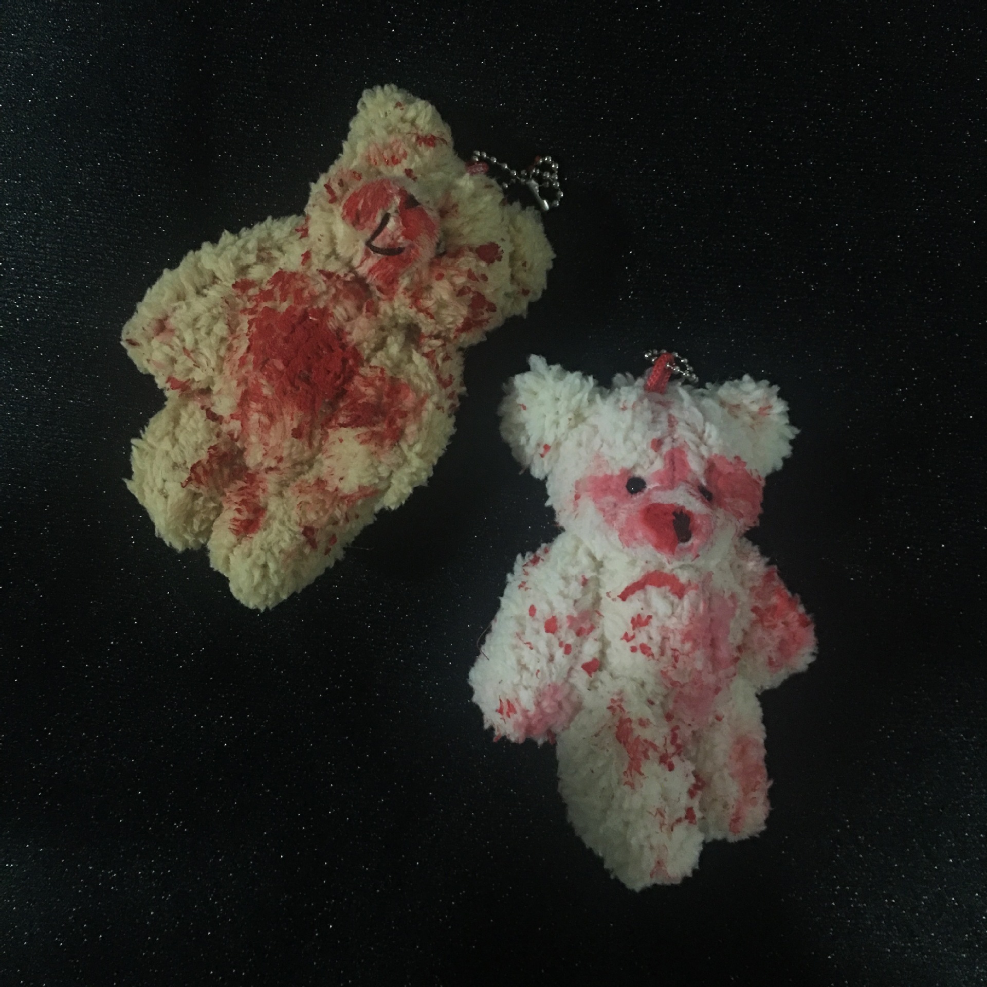 爆炸手作原宿残疾熊血腥小熊挂件