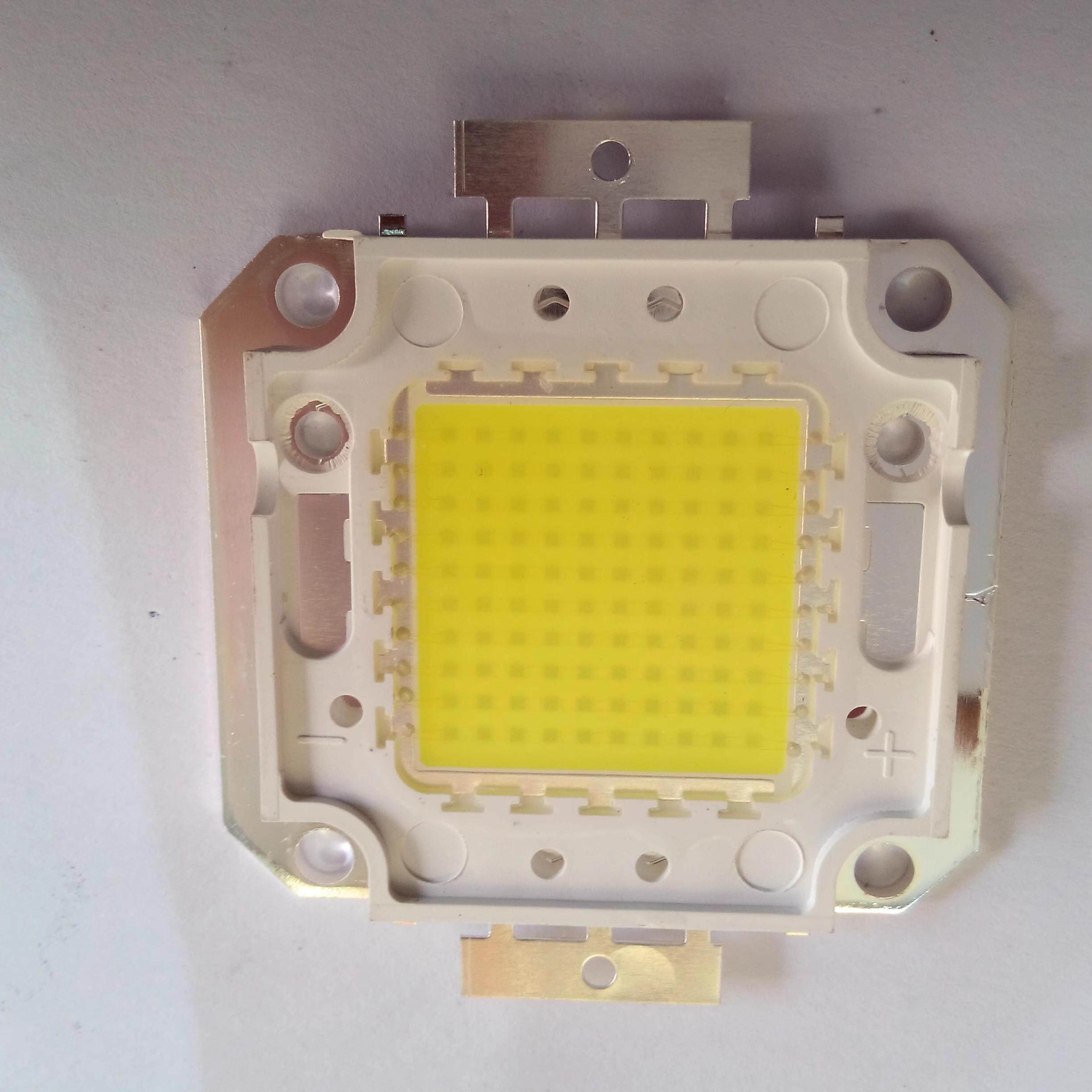 LED20W30W50W100W集成光源白光暖光大功率足W路灯投光灯灯片灯芯