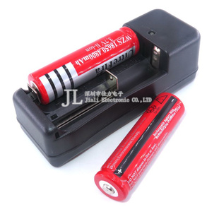 14500 18650锂电池充电器 26650 3.7V 16340 双槽万能充电器