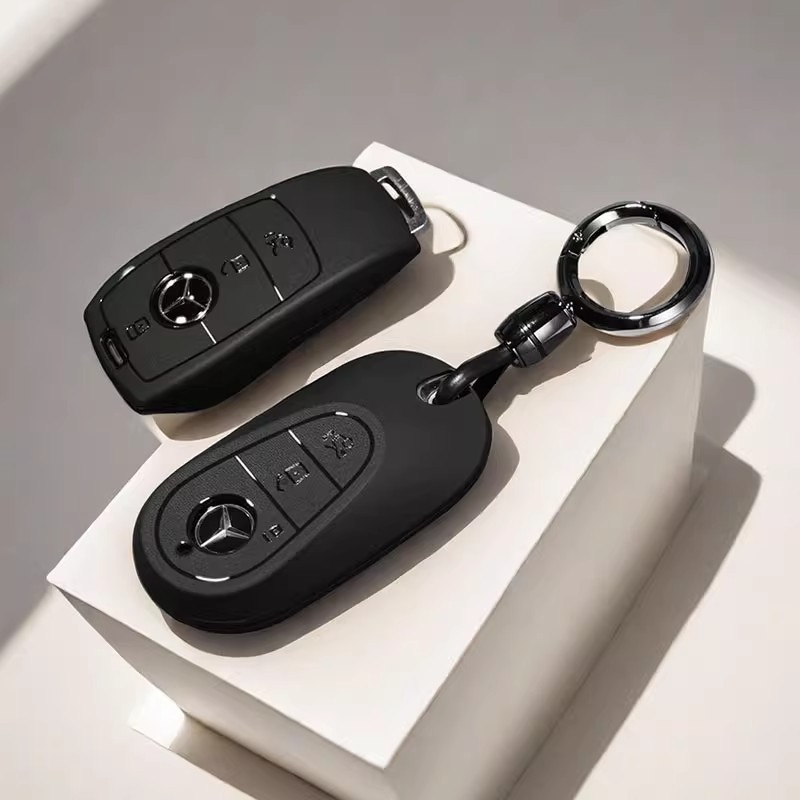 适用奔驰e300l c260l glc c200l glb220壳a200l扣gla车cla钥匙套