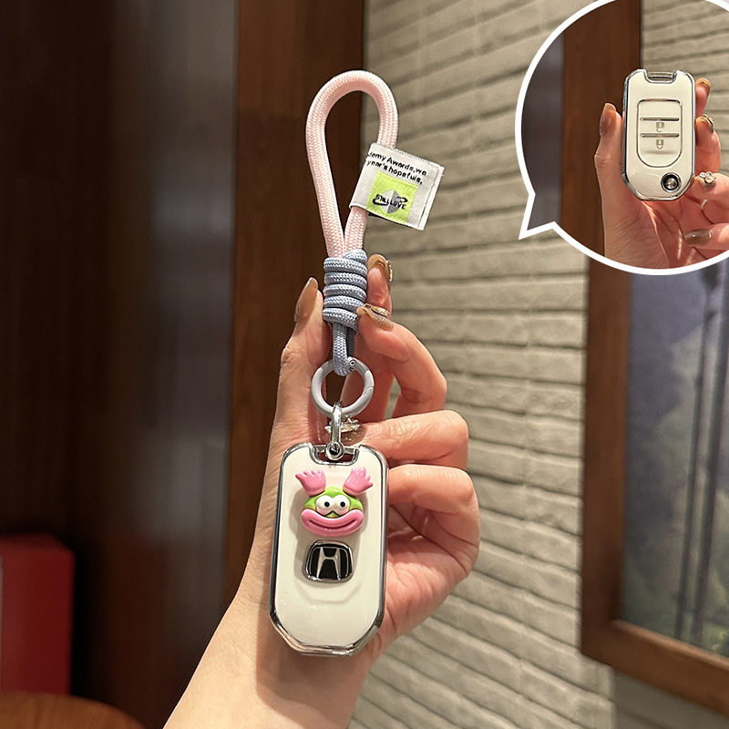 专用本田缤智钥匙套2023新款xrv车crv型格hrv壳雅阁思域皓影扣女