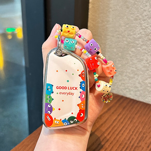 适用凯迪拉克ct5钥匙套小怪兽卡通图案/xt5/xt4/xts/TPU保护壳包