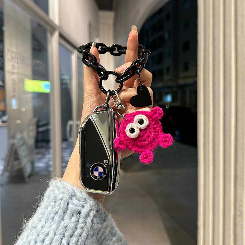 宝马X1钥匙套23款新款宝马X1 25Li M车专用保护包高级壳扣男女24