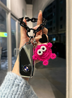 宝马X1钥匙套23款新款宝马X1 25Li M车专用保护包高级壳扣男女24