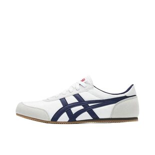 Onitsuka Tiger鬼冢虎 低帮 休闲鞋 男女同款 白蓝色D318N-0150