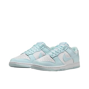 Nike Dunk 板鞋 经典复古百搭 白色/冰川蓝 河南YF仓