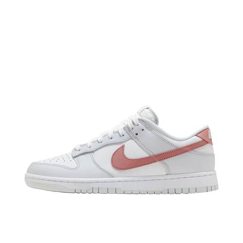 Nike Dunk 复古 运动 轻便 板鞋 白金色/星尘红 HF0730-160