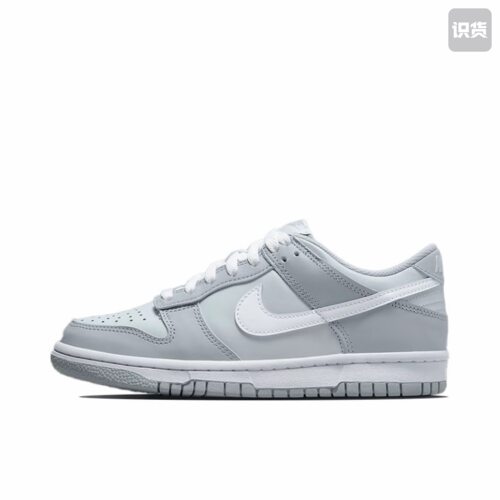 Nike Dunk 板鞋 经典复古百搭 灰色/白色 DH9765-001安徽xc仓