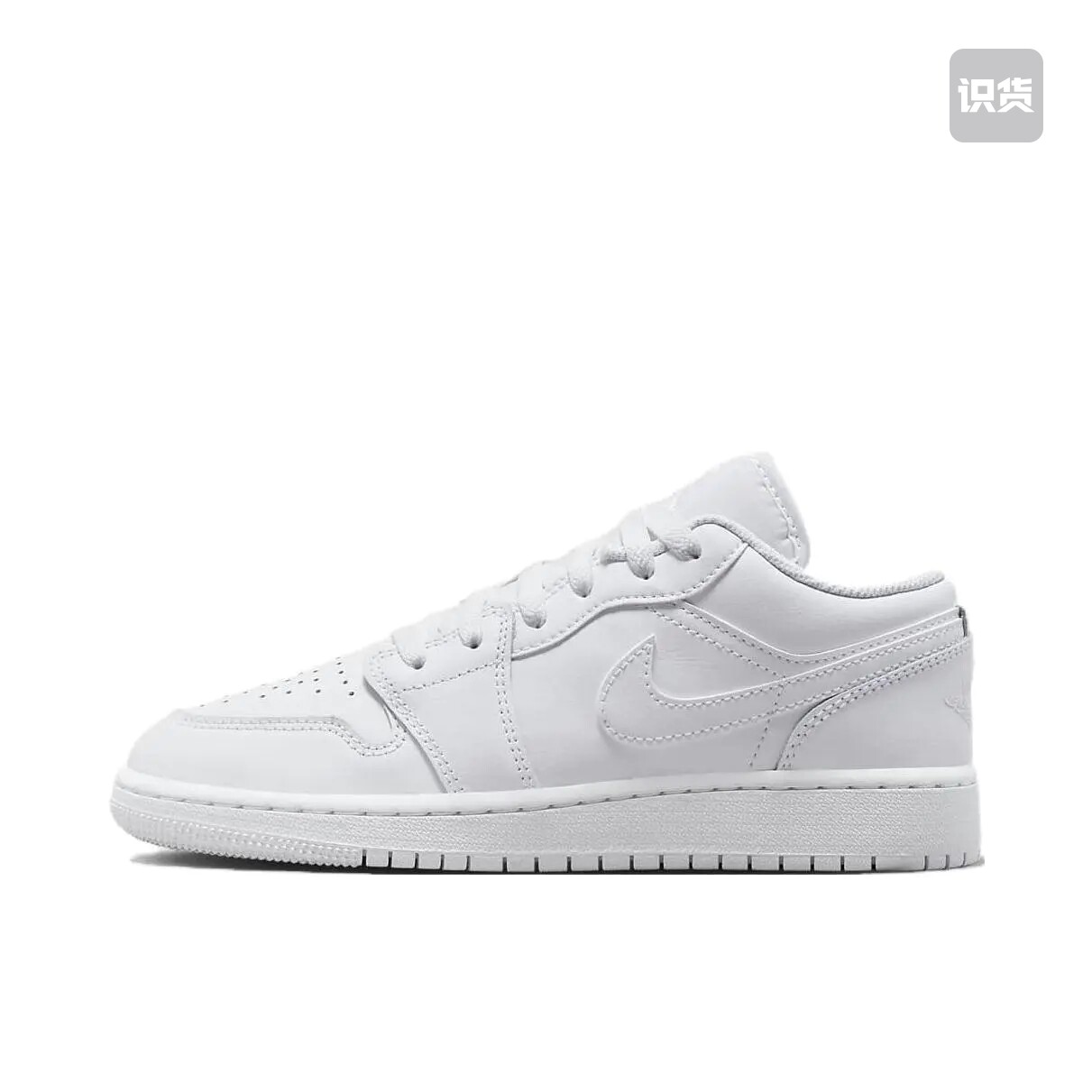 耐克AIR JORDAN 1 AJ1纯白低帮板鞋篮球鞋553560-136广东FD仓