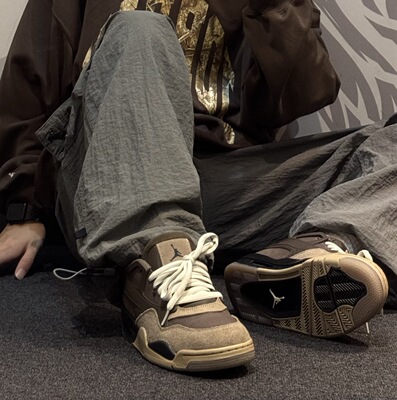 Air Jordan 4 RM FQ7939-022 休闲鞋缓震支撑透气训练复古 河北lz