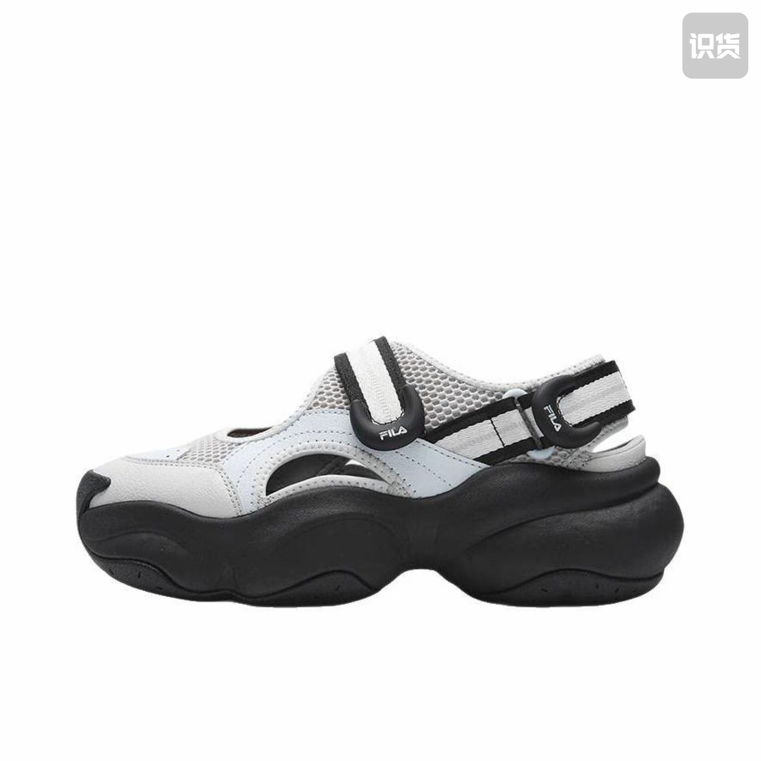 FILA/斐乐 贝果 凉鞋 透气厚底包跟魔术贴女款F12W622401FAI图片
