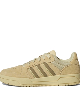 阿迪达斯adidas neo Entrap低帮板鞋男女同款黑绿JS3007江西DJ仓