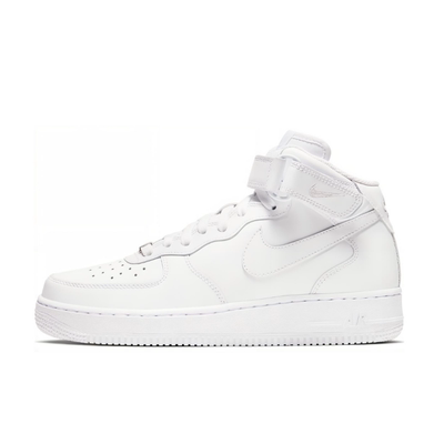 Nike耐克空军一号AF1女子中帮板鞋白色系带休闲鞋DD9625-100 TQ仓