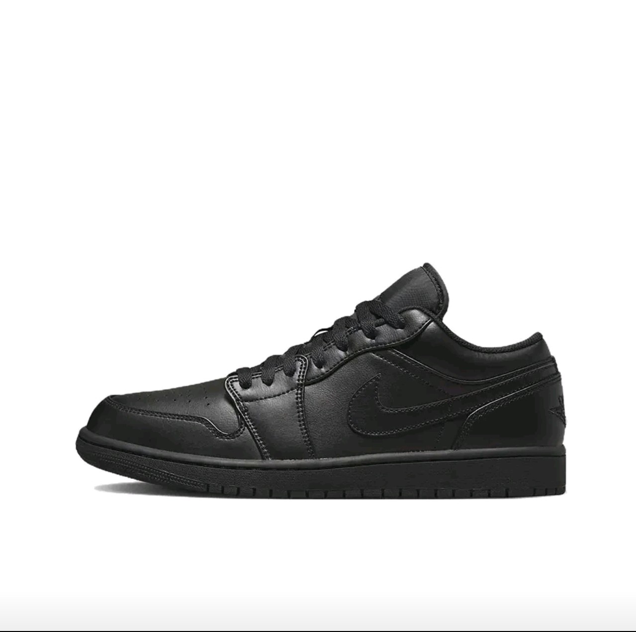 耐克Air Jordan 1 Low AJ1纯黑男女低帮运动鞋553558-093江西JW仓