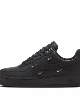 耐克Nike Air Force 1空军一号轻便板鞋黑色HQ1180-001宁波it仓