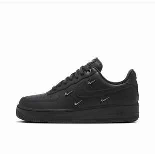 耐克Nike Air Force 1空军一号轻便板鞋黑色HQ1180-001宁波it仓
