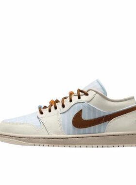 Jordan Air Jordan 1 舒适贴合 低帮 复古篮球鞋IR7553-422