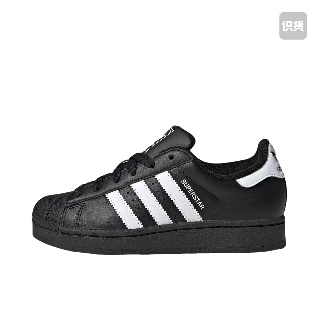 adidas  板鞋 轻便贝壳头 女款/黑色JH9977图片