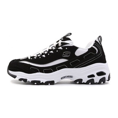 Skechers/斯凯奇 D'Lites 1.0 奶茶熊66666179-BKW  湖南NG仓