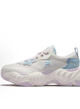 FILA FUSION斐乐潮牌 百搭时尚 低帮 女 雪白粉T12W521012FSC