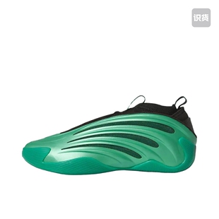 adidas Harden Vol.9 防滑中帮 平跟 篮球鞋 绿色JH6484济南ls