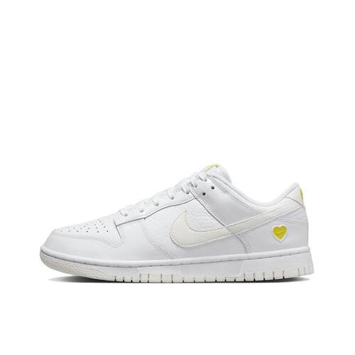 Nike Dunk  Valentine's Day  低帮 板鞋 女款 白黄色FD0803-100