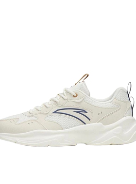 安踏休闲鞋男鞋潮流春季厚底增高复古革面运动鞋子老爹鞋江西DJ仓