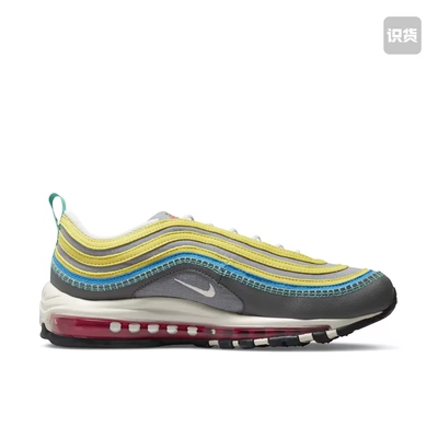 Nike Air Max 97 跑鞋 气垫减震全掌舒适透气防滑耐磨百搭温州qz