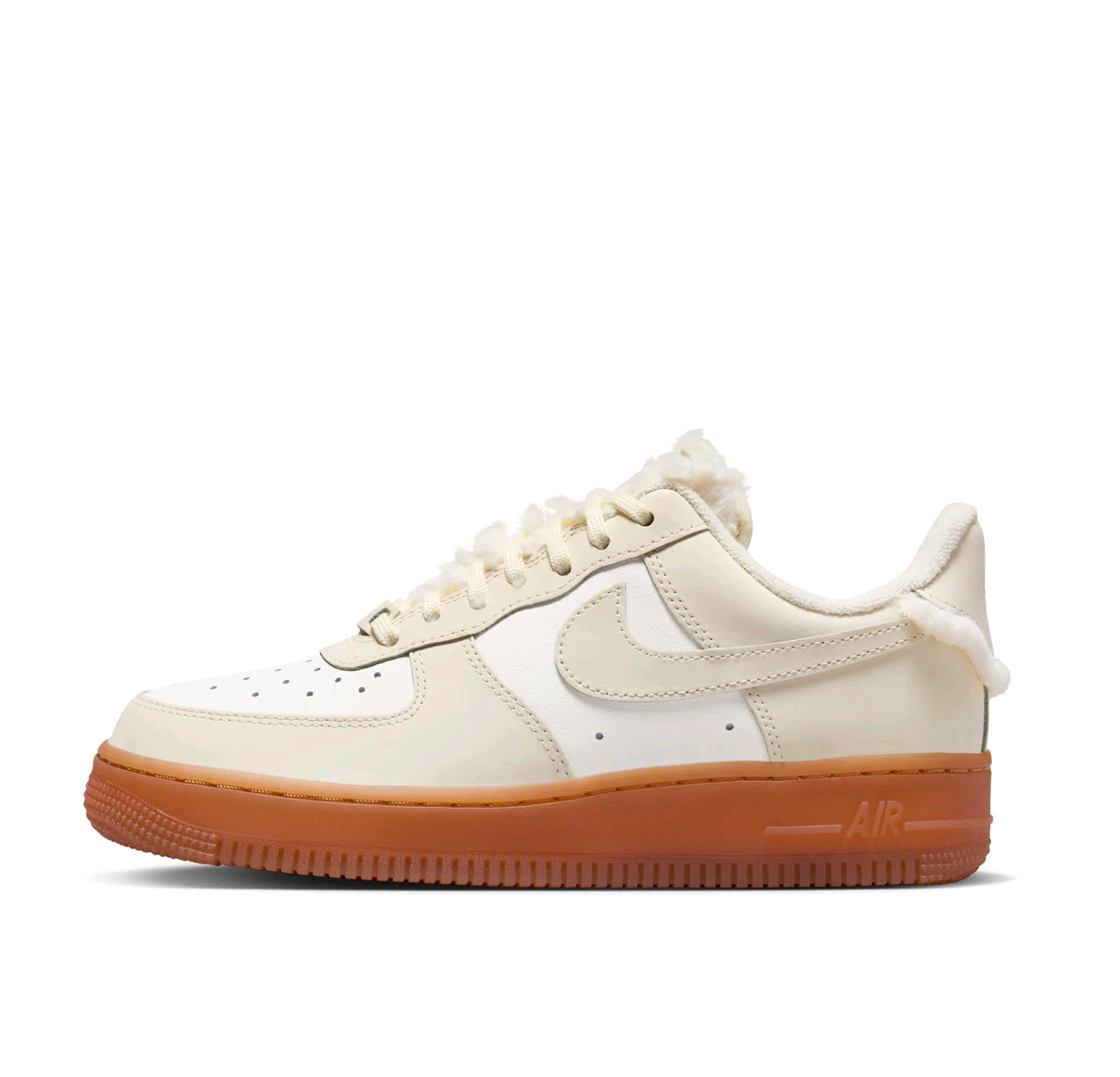 耐克Nike Air Force 1空军一号轻便板鞋女款/椰奶色重庆GG仓