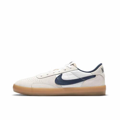 Nike Sb 帆布麂皮 轻便 低帮 板鞋 男女同款 米白蓝CD5010-102