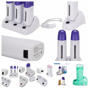 便携式脱毛蜡机 蜡疗机 手持脱毛蜡加热机100G热蜡机单双排带底座