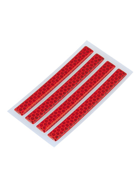 日本原装进口汽车身车门open反光贴纸条红色警示标识安全防撞贴