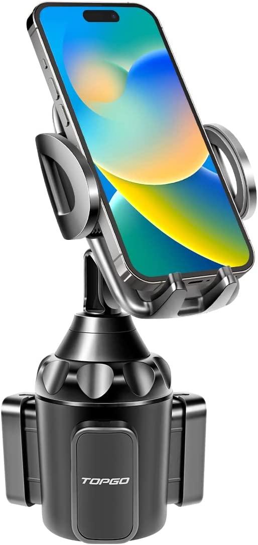 日本汽车用杯架位杯托式水杯位导航车载手机通用创意支架旋转底座