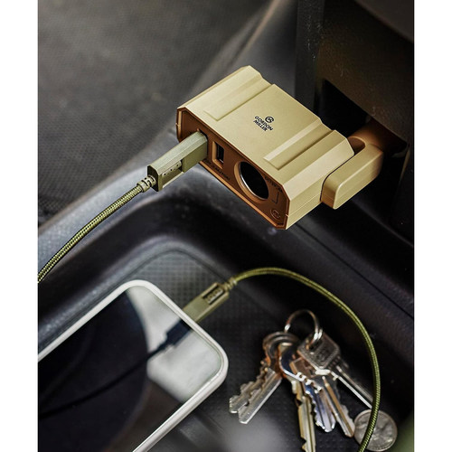 日本GORDON MILLER车载点烟器充电器户外露营越野风格一拖三插座