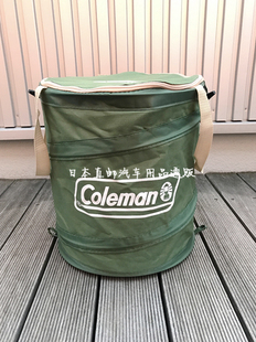 日本户外露营可折叠纸篓垃圾桶便携车载餐具杂物手提收纳袋子