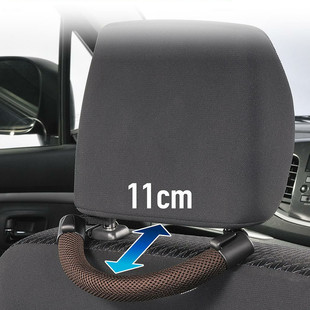 日本汽车载通用车内座椅头枕后背老人儿童上车拉手安全扶手咖啡色