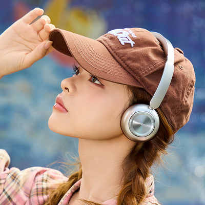 威泽1969S复古头戴式蓝牙耳机真无线电竞游戏美式穿搭美拉德小头