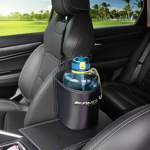 汽车座椅侧边收纳袋杯套上下固定