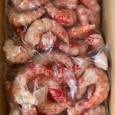 北京闪送 红虎虾仁 冷冻虾仁  活虾剥壳 肉质Q弹