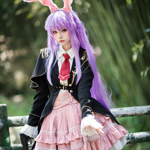 【全款预售】东方Project二设cosplay短裙铃仙·优昙华院·因幡