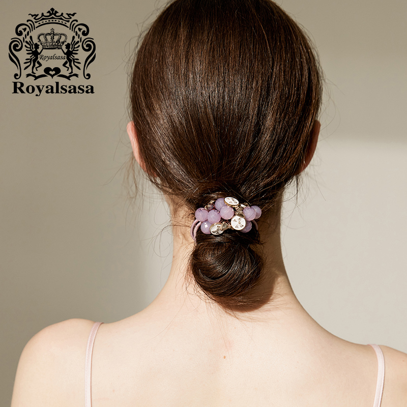 皇家莎莎发饰发圈合成手工花朵