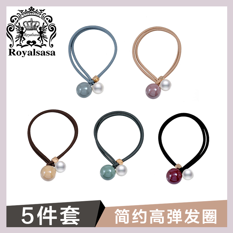 发饰橡皮筋小清新个性丸子头