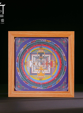 时轮坛城夜灯摆件立体图案