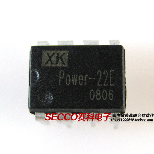 〖原装拆机〗Power-22E 直插8脚 DVD/电磁炉/液晶电源管理IC芯片 - 封面