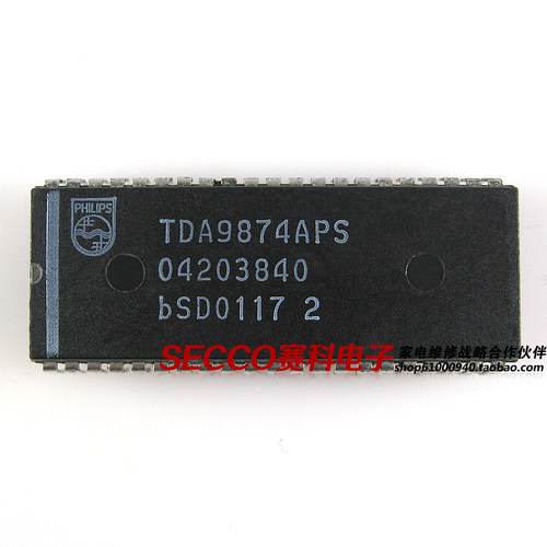 〖原装拆机〗TDA9874APS 电视机集成电路 IC芯片 电子元器件 配件