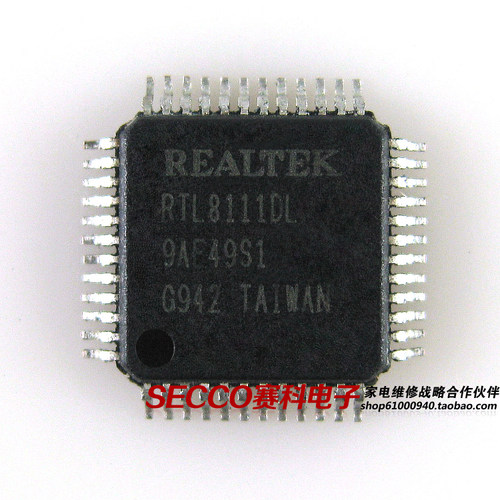 〖全新原装〗RTL8111DL 网卡IC芯片 QFP-48封装 集成电路 零配件