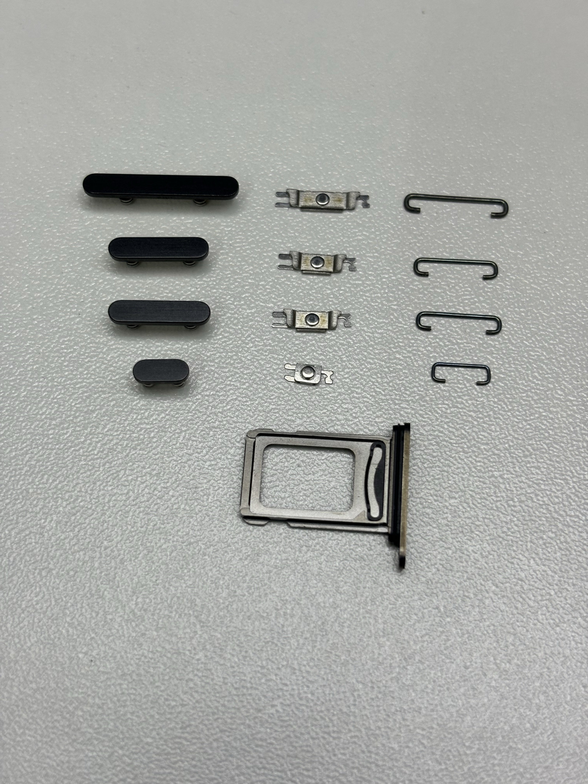 原装15pro苹果拆机边键卡托15promax钛金属开机音量静音键iPhone