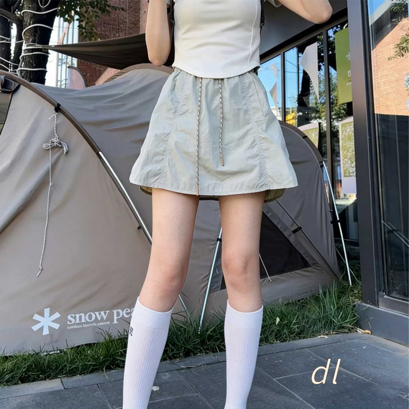 工装裙裤女夏季薄款三分短裤休闲