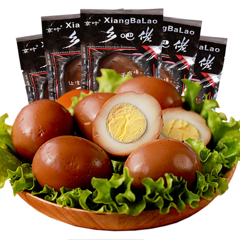 温州特产乡巴佬卤蛋无壳整箱