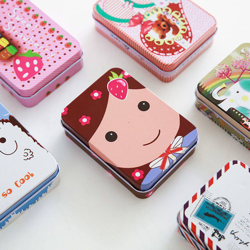 收纳盒马口铁盒便携随身储物盒